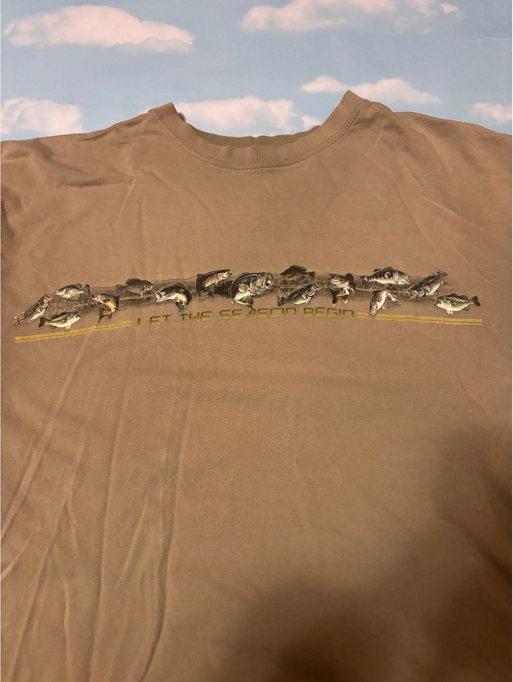 Fishing Graphic T-Shirt Size L - Picture 2 of 6